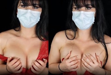 Masked ASMR Nude Topless Waiting For Cum - SL Leaked