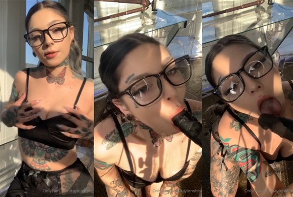 Taylor White Onlyfans Dildo Blowjob Porn Video - HD Video