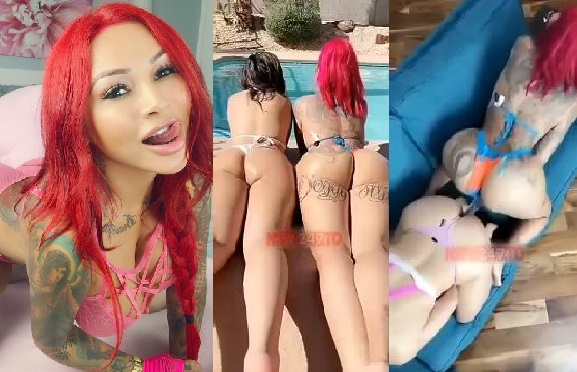 Brittanya Razavi And Alva Jay Lesbian Double Dildo Snapchat Porn Video - Sex Video