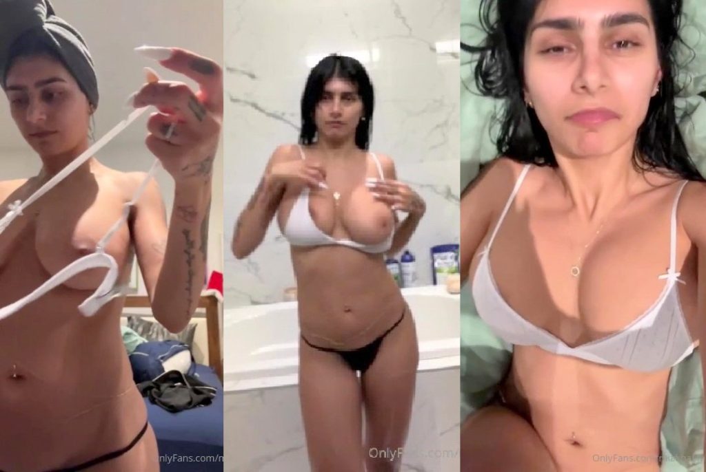 Mia Khalifa Post Shower Dressing Tease OnlyFans Video - XXX Clip