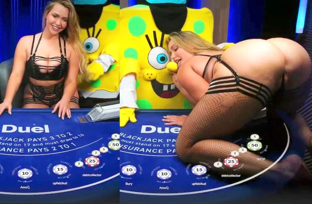 Mia Malkova Blue SpongeBob Duel Casino Video Leaked - Free Online