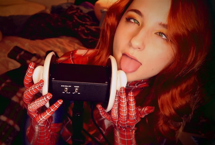 AftynRose ASMR Maryjane Ear Licking Video - Free Online
