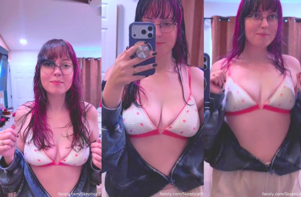 SkepticalPickle ASMR Testing Jiggle Physics of That Bra Selfie Video - Free Watch Online