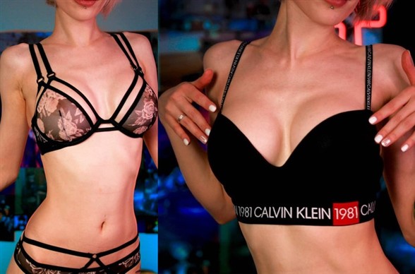 MyKinkyDope ASMR Lingerie Try On Haul