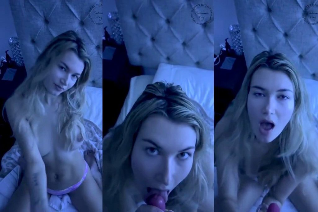 Sabrina Vaz POV Sloppy Blowjob Cum Onlyfans Video Leaked - SL Leaked