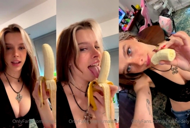 Ashley Matheson Sexy Banana Blowjob Video Leaked - XXX Clip