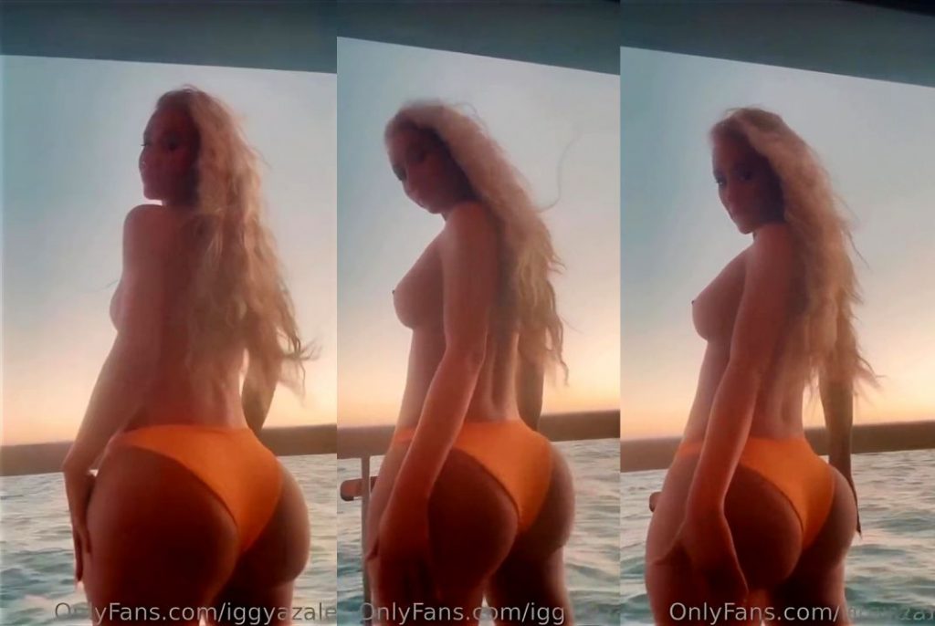 Iggy Azalea Topless Boob Slip On Boat Video Leaked - Sex Video