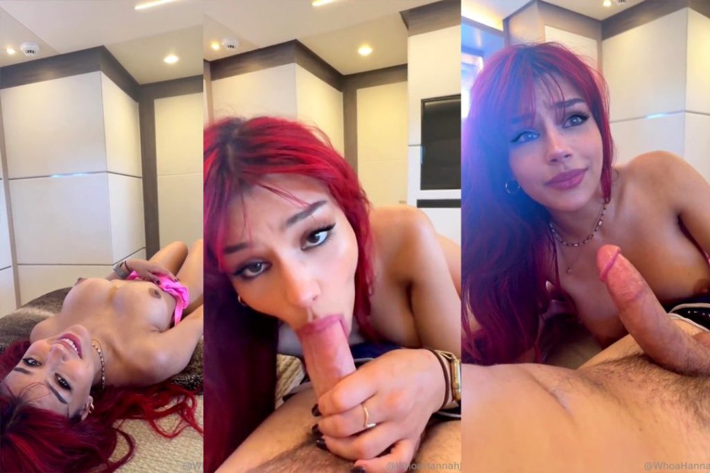 WhoAHannahJo Sucking Cock Cruise Ship Video Leaked - HD Video