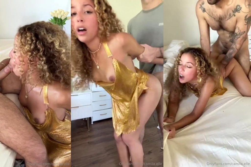 Camila Elle Gold Dress Doggy Fuck Onlyfans Video Leaked - Watch Free