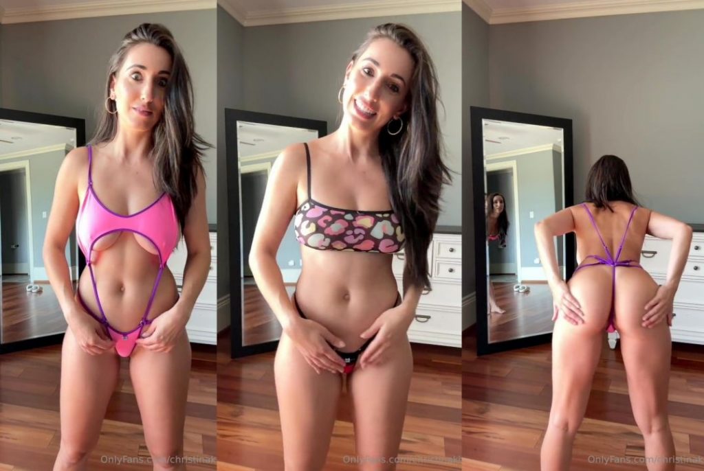 Christina Khalil Swimwear Micro Bikini PPV Video Leaked - Free Online