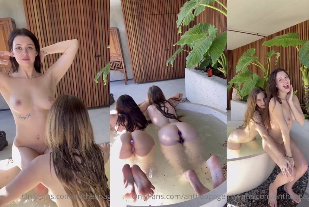 Anthea Page Nude Hot Tub Lesbian Sex Video Leaked - SL Leaked