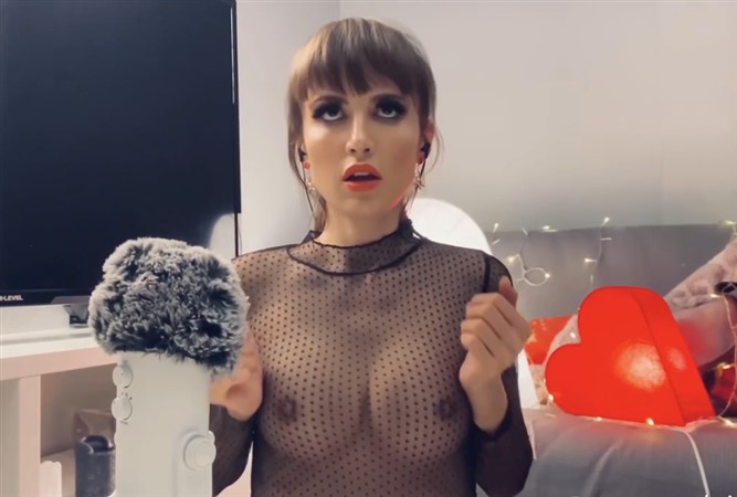 ArianaRealTV Transparent Tops Try On ASMR Video