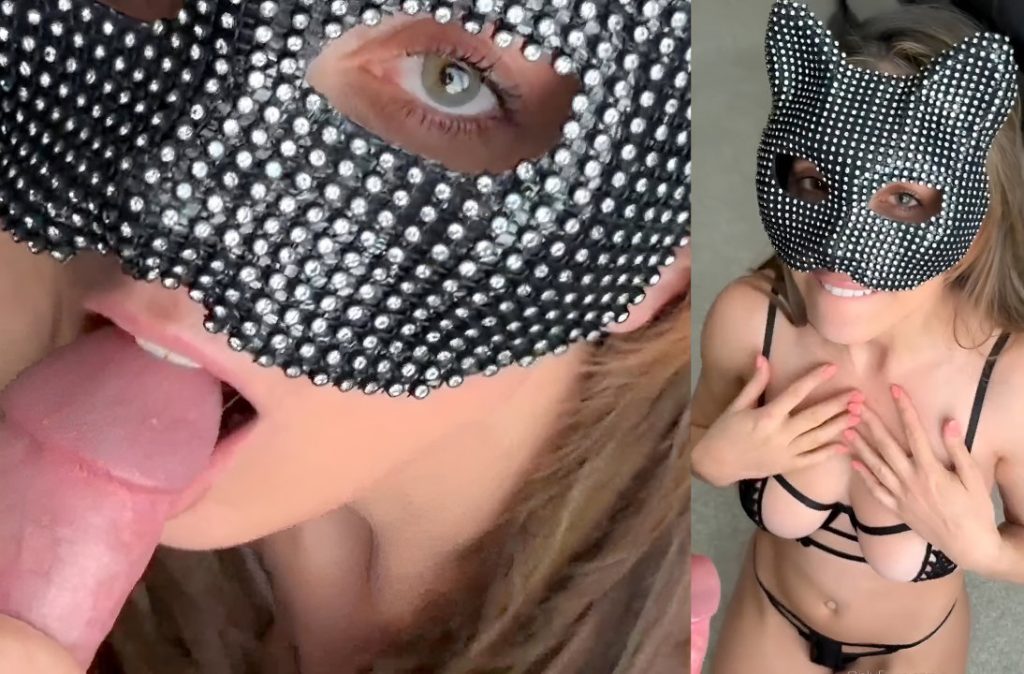 Christina Khalil Slo-Mo Masked Blowjob Video Leaked - Free Watch Online