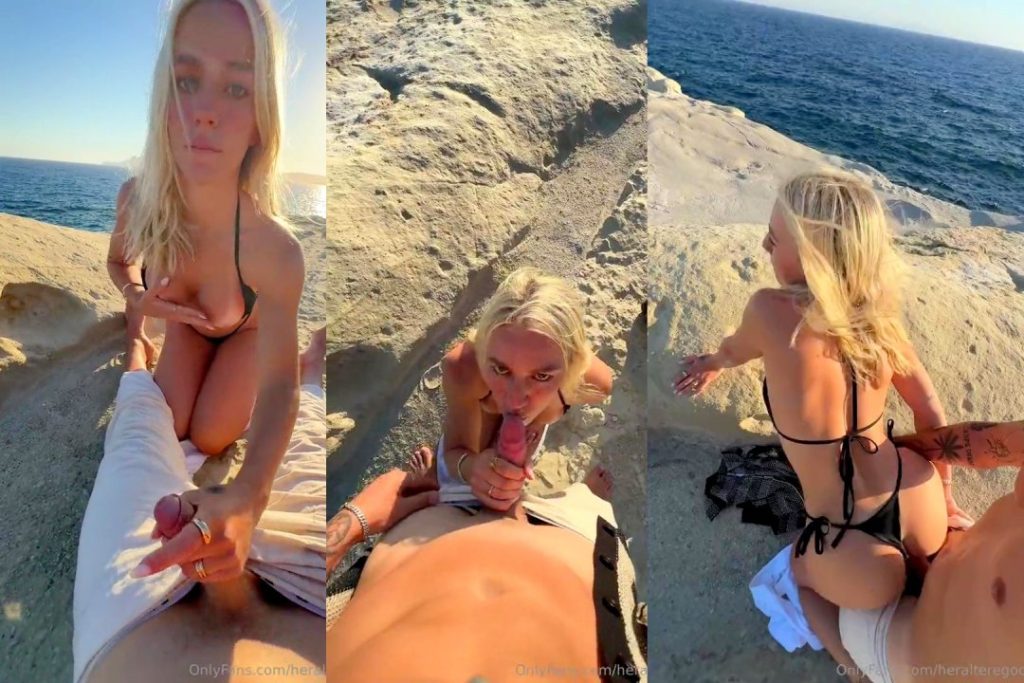 Rebecca McLeod Beach Blowjob Sex PPV Video Leaked - HD Video
