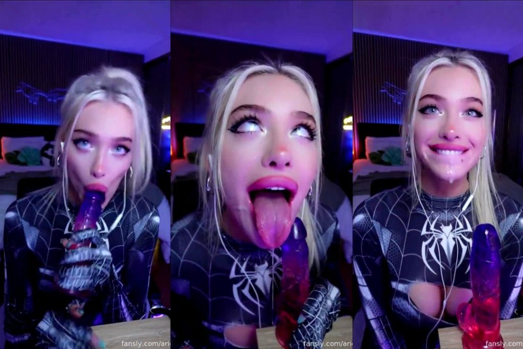 Ariesiatv Spidergirl ASMR JOI Dildo Blowjob Video Leaked - XXX Clip