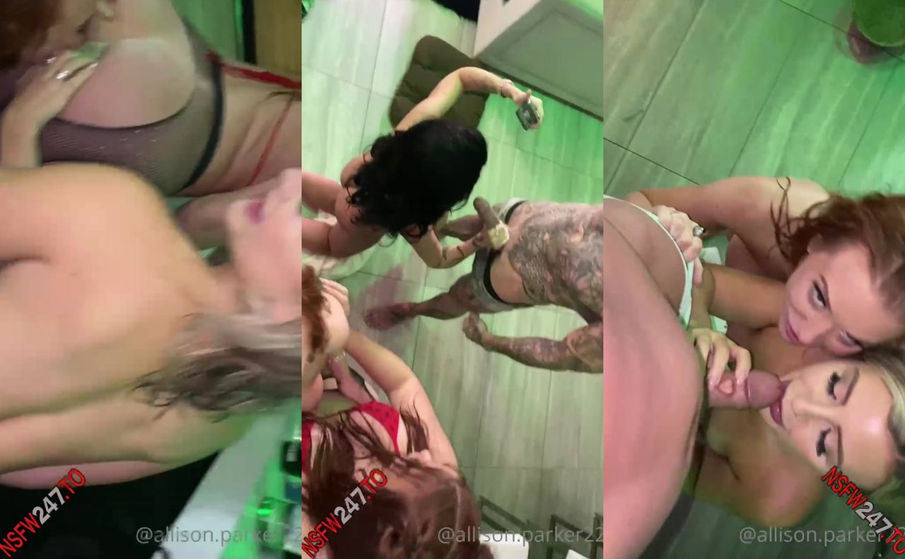 Allison Parker Foursome Sex with friends on Vacation after wild night club party - XXX Clip