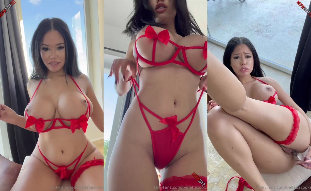 Bella Bazooka red outfit solo play