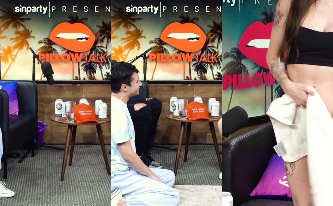 Dainty Wilder squirting on podcast pillow talk - Free Online