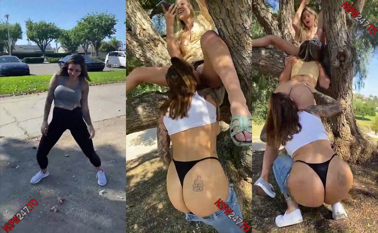 Dakota James and Heidi Grey and Emily Knight and Viking Barbie tree play snapchat premium 2020/05/28 - XXX Clip