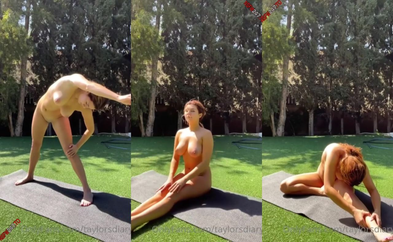 Dare Taylor Outdoor Nude Yoga - HD Video