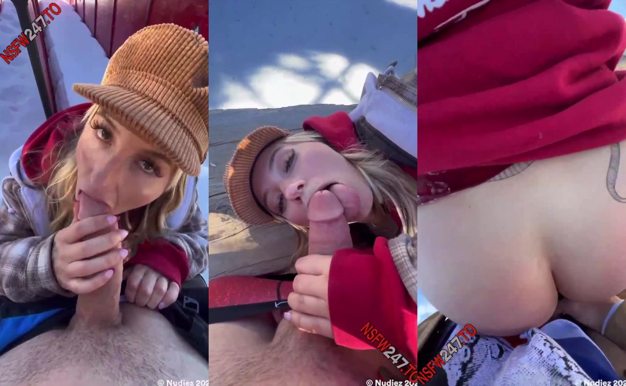 Emily Knight Sucking a fellow snowboarders cock it was too nice I had to have him fuck me even though Im on my period I came so hard 2022/02/06 - XXX Clip
