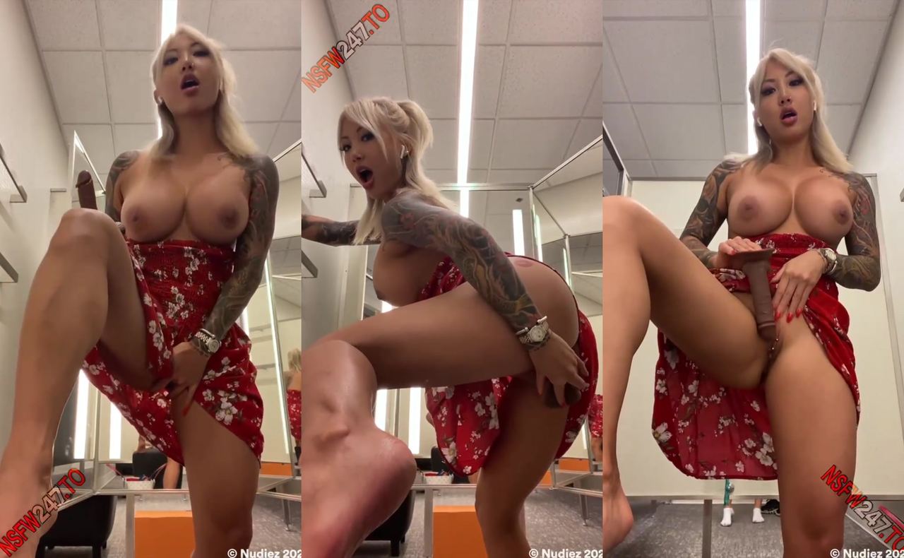 Kiara Moon fitting room dildo play - Free Watch Online