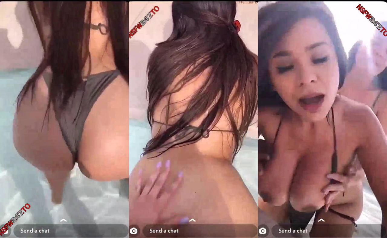 Lana Rhoades with Alva Jay strap on show snapchat premium 2019/07/11