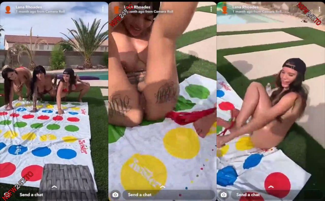 Lana Rhoades with Brittanya Razavi and Alva Jay outdoor fun snapchat premium 2019/07/22