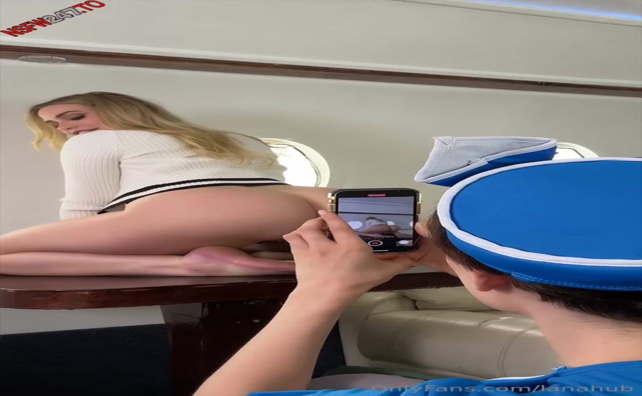 Lana Rhoades with Mia Malkova play on plane 2024/07 - HD Video
