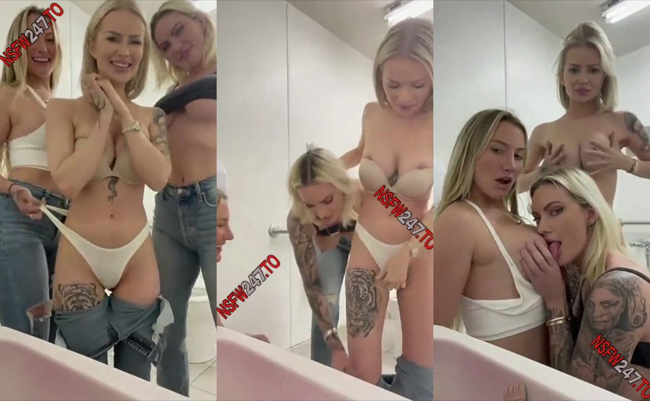 Layna Boo and Emily Knight and Viking Barbie trio show public restroom snapchat premium 2021/01/26 - Free Watch Online