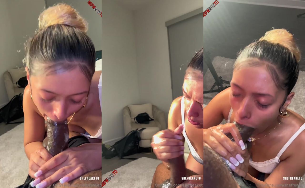 Princess Emily Sloppy BJ - HD Video