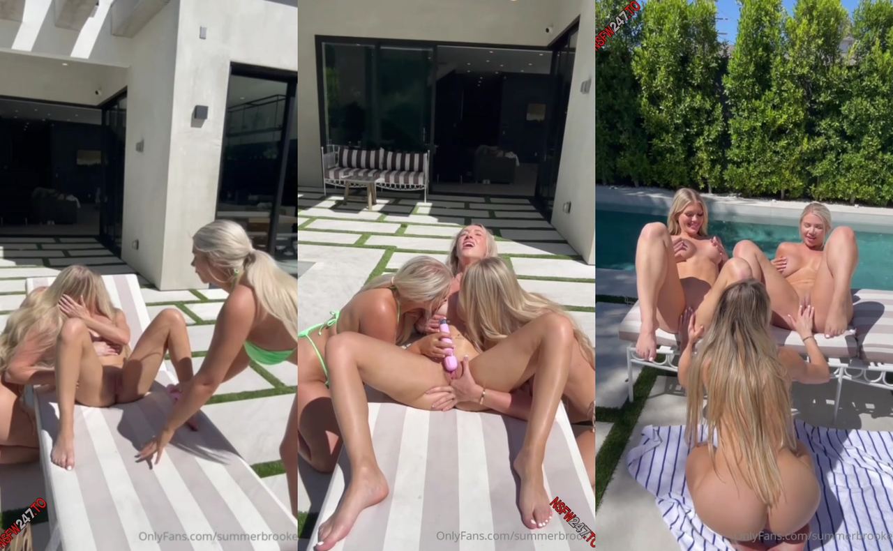 Scarlettkissesxo with ItsDaniDay and SummerBrookes threesome