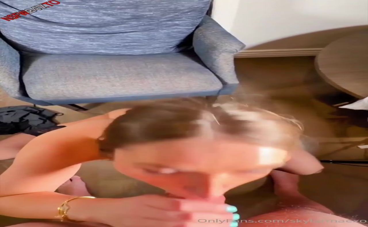 Skylar Mae POV black stockings blowjob cum on me 2026/05
