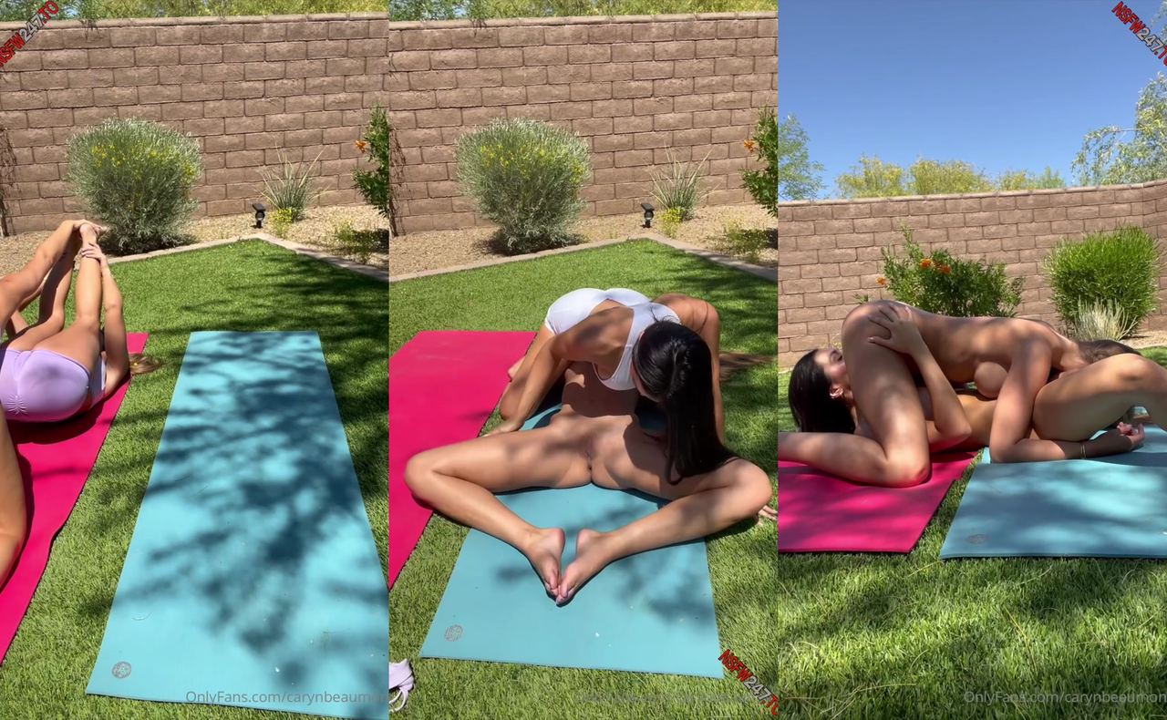 Skylar Mae with Caryn Beaumont horniest yoga teacher 2024/08
