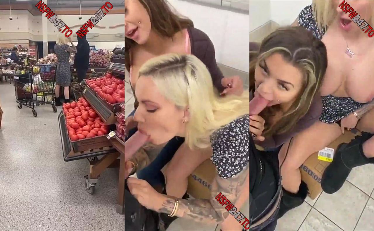 Viking Barbie and Dakota James grocery shoping and random guy sucking snapchat premium 2020/11/12 - Sex Video