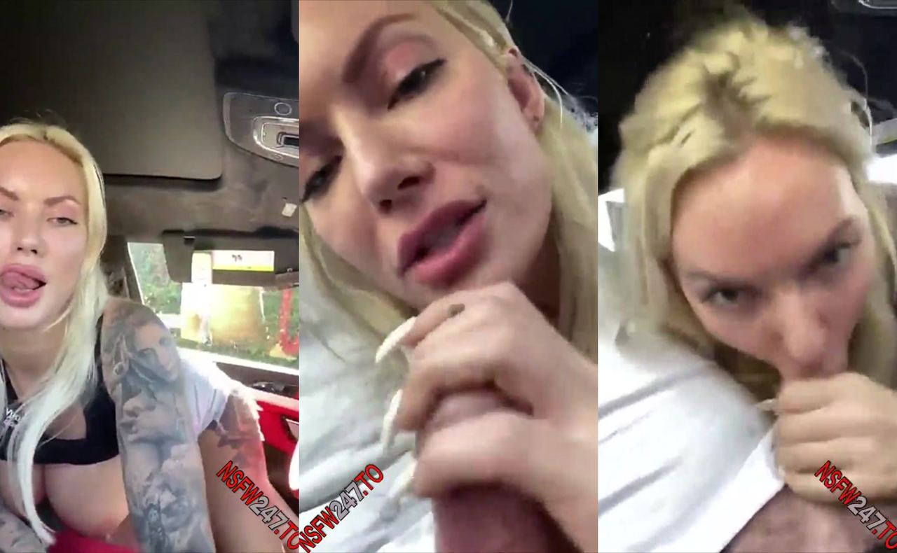 Viking Barbie picking up a young stranger in my New Lambo and give him beer and a blowjob and swallow his cum snapchat premium 2020/08/30 - Sex Video