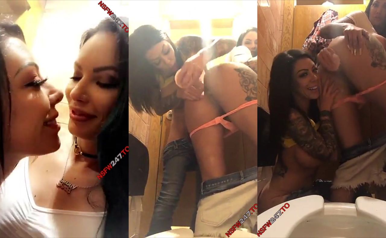 Viking Barbie with Karma RX public toilet GG show snapchat premium 2019/10/06 - Sex Video
