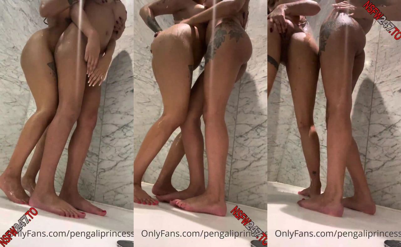 Yasmina Khan Lesbian enjoying shower