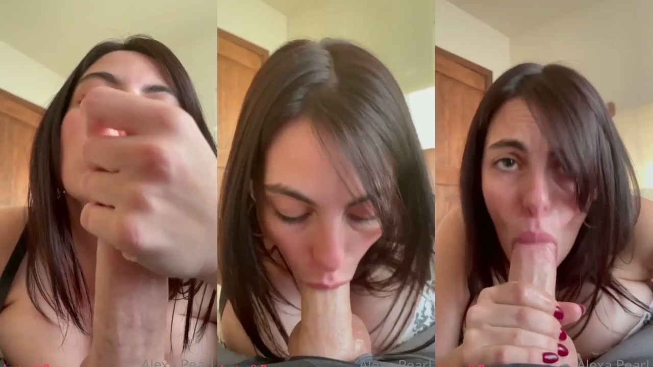 Alexa Pearl - POV Cum in Mouth BJ - Leak Video