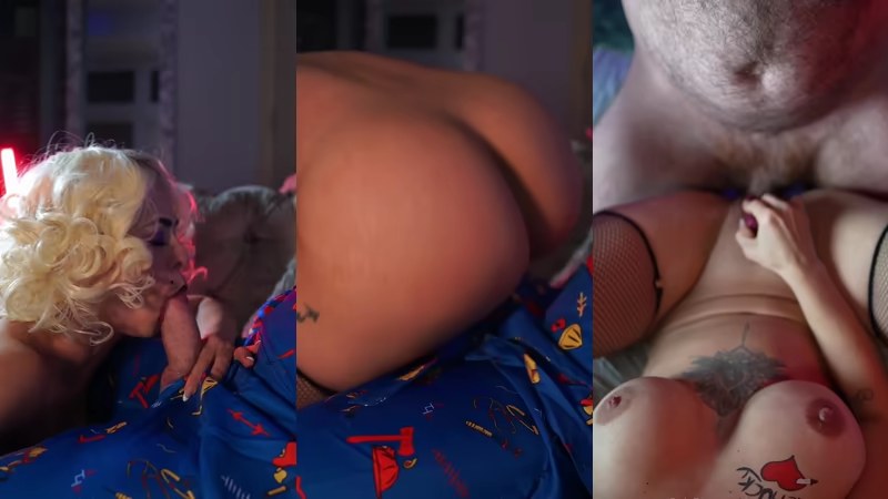 Anattraction Fucks her Man While Dressed in a Chucky Costume - Video Leaked