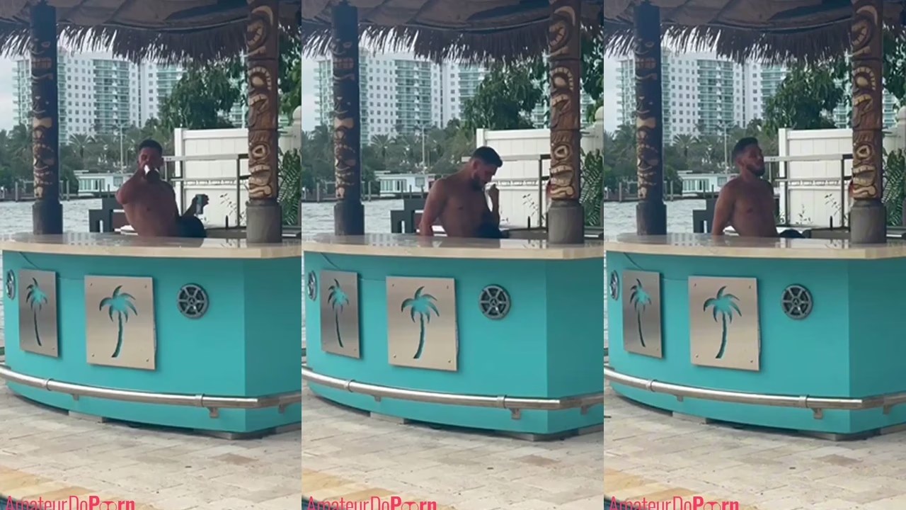 Carla Talon swallows Bryan Boy's sperm behind a bar