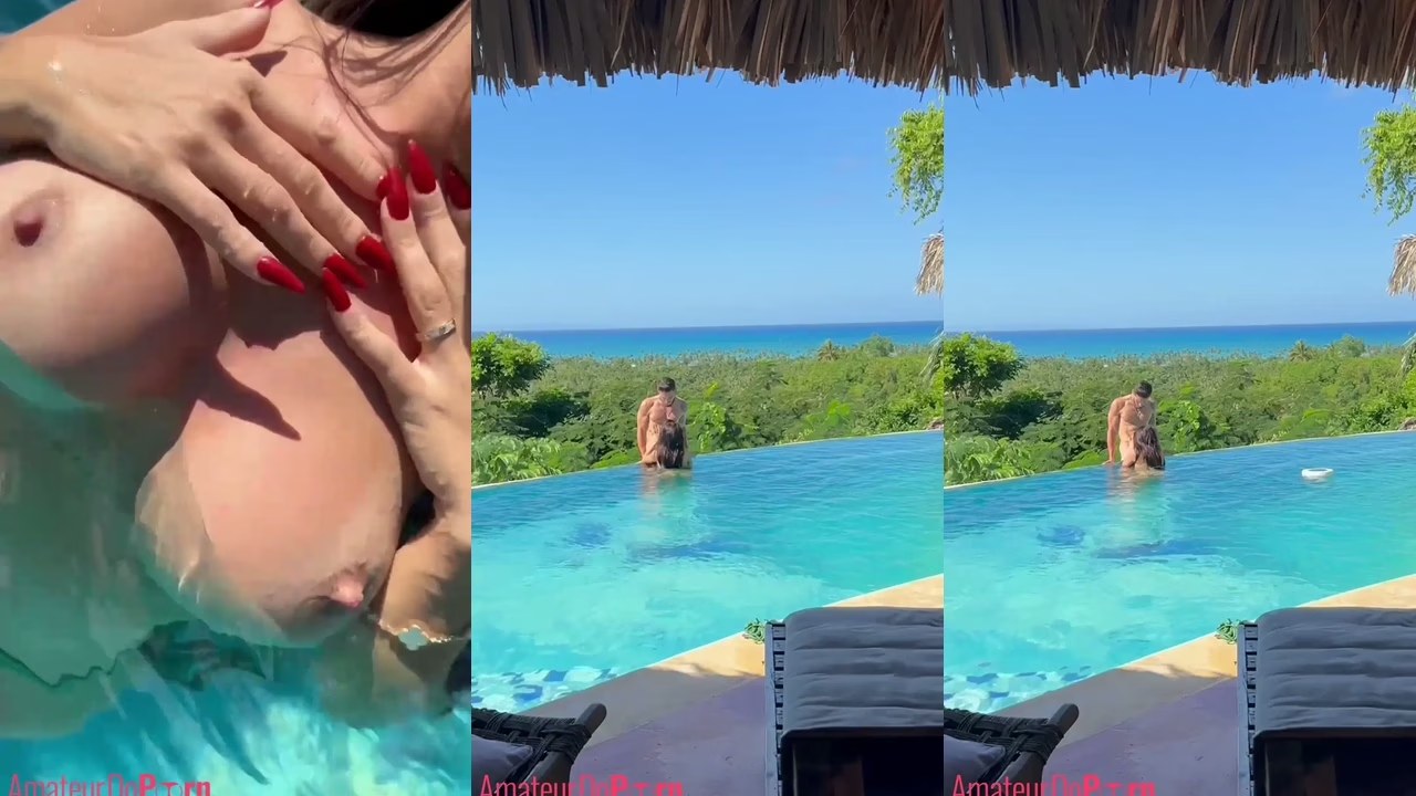 Carla Talon x Bryan Boy - Blowjob in the Pool - Leak Video