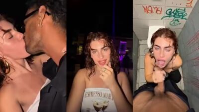 Carla Vyx Sucks a Stranger's Cock in Nighclub's Restroom - Free Watch Online