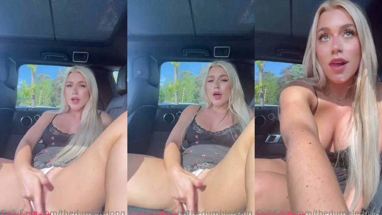 Elle Brooke - Car Jerk Off - Leak Video - HD Video