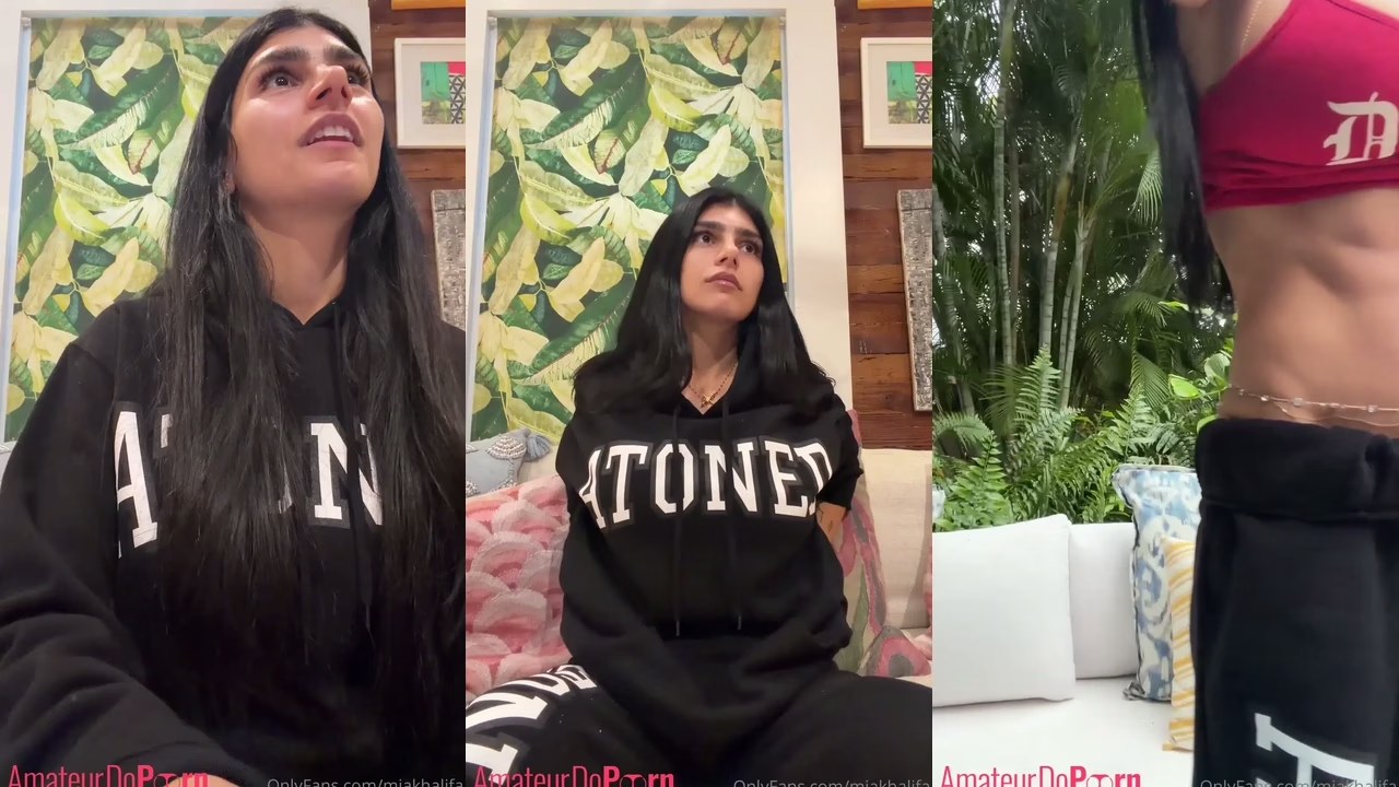 Mia Khalifa - Nude in her Garden - OF Video - Amateur HD Video