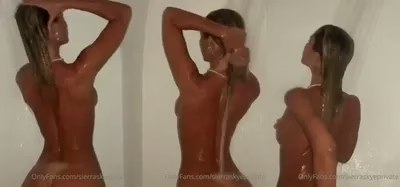 sierra skye private nude shower - HD Video