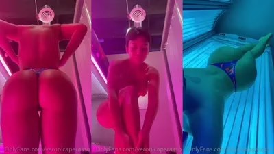 Veronica Perasso Naked in UV Cabin - HD Video